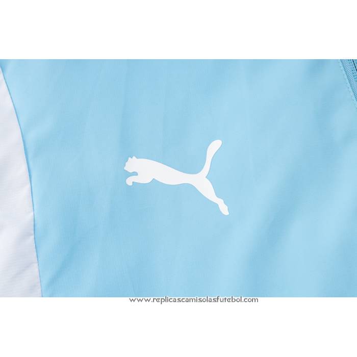Chandal de Corta-vento do
 Manchester City 2024-2025 Azul
